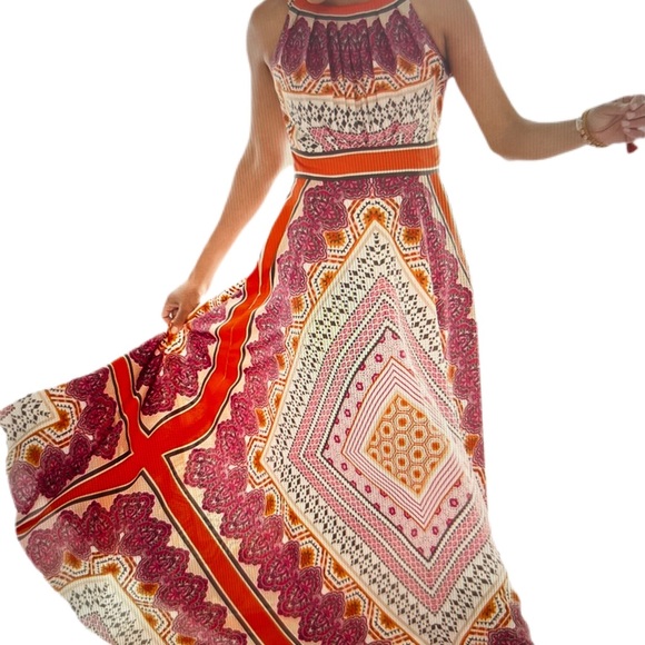 Chicos Scarf Print Maxi Dress - Picture 4 of 9